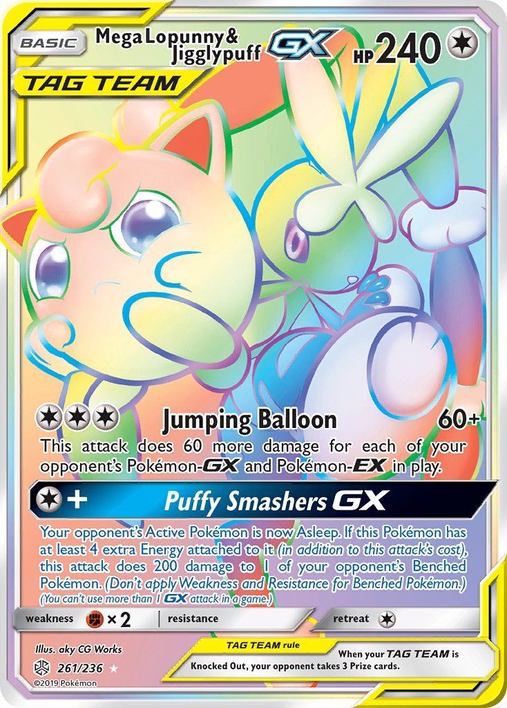 Mega Lopunny & Jigglypuff GX (Secret)