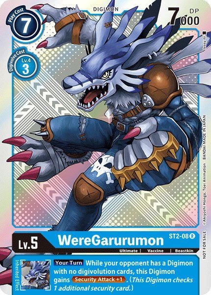 WereGarurumon - ST2-08 (Official Tournament Pack Vol.2)