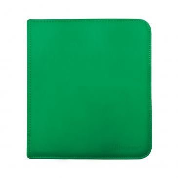 Vivid 12-Pocket Zippered PRO-Binder - Green