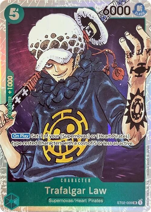 Trafalgar Law [ST-02 - ST02-009] Super Rare - Bandai