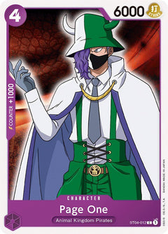 Page One [ST-04 - ST04-012] - Starter Deck 4: Animal Kingdom Pirates