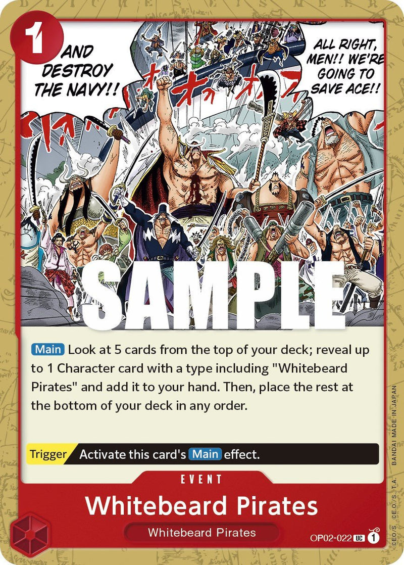 Whitebeard Pirates [OP02 - OP02-022] - Paramount War