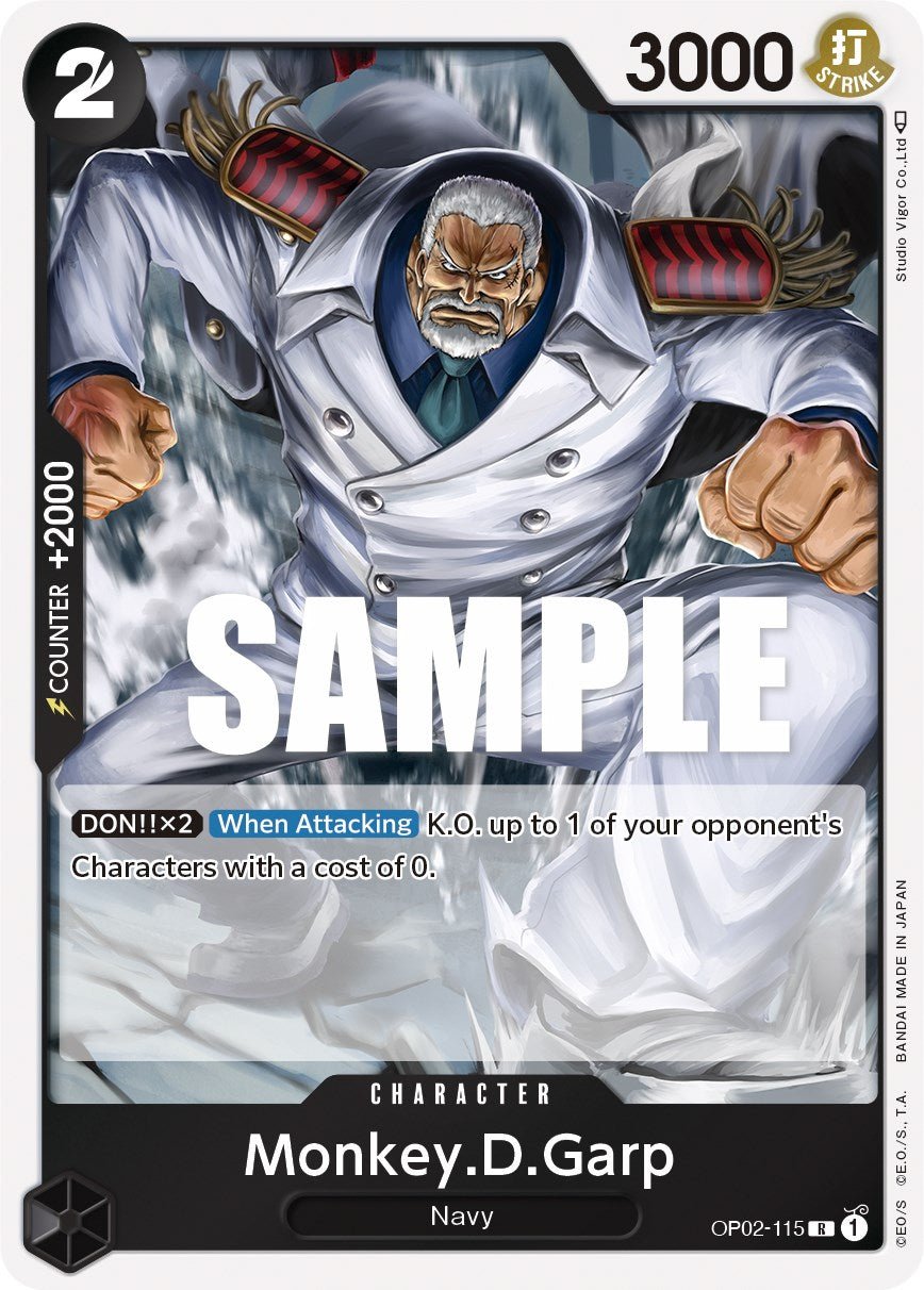 Monkey.D.Garp (115) [OP02 - OP02-115] - Paramount War