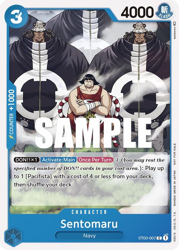 Sentomaru (Tournament Pack Vol. 3) [Participant] [OP-PR - ST03-007] - One Piece Promotion Cards