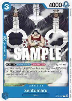 Sentomaru (Tournament Pack Vol. 3) [Participant] [OP-PR - ST03-007] - One Piece Promotion Cards
