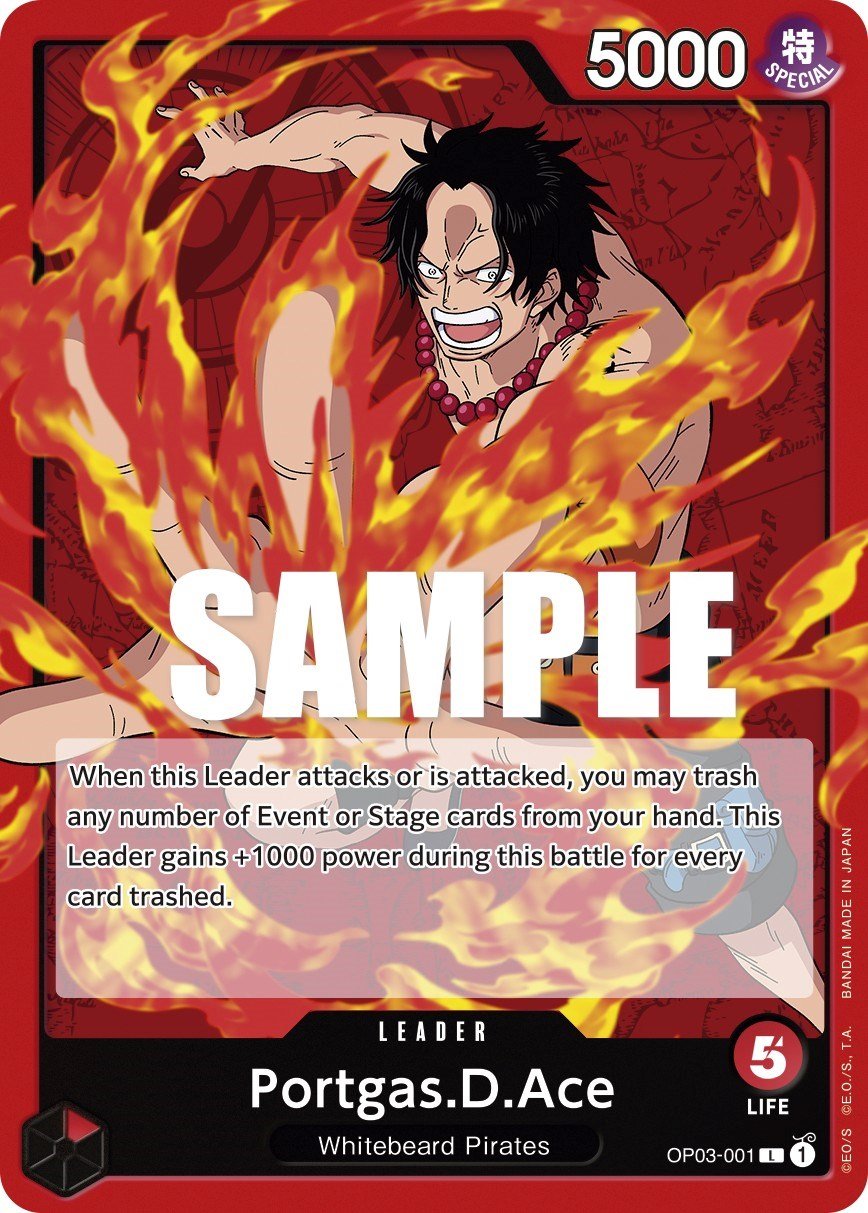 Portgas.D.Ace [OP03 - OP03-001] - Pillars of Strength