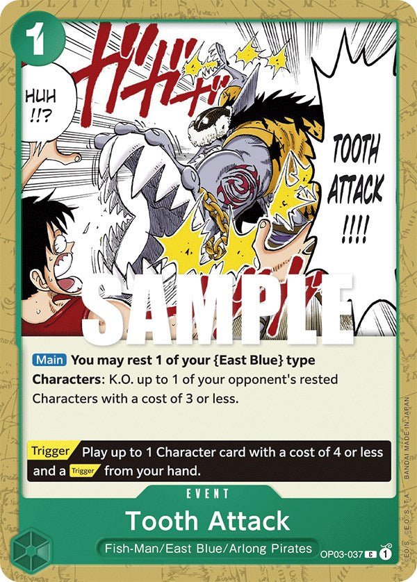 Tooth Attack [OP03 - OP03-037] - Pillars of Strength