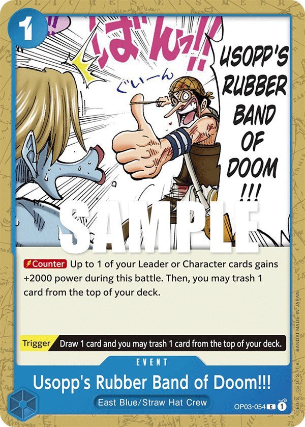 Usopp's Rubber Band of Doom!!! [OP03 - OP03-054] - Pillars of Strength