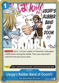 Usopp's Rubber Band of Doom!!! [OP03 - OP03-054] - Pillars of Strength