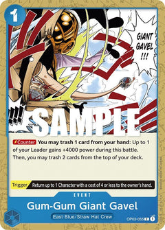 Gum-Gum Giant Gavel [OP03 - OP03-055] - Pillars of Strength