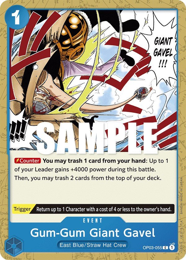 Gum-Gum Giant Gavel [OP03 - OP03-055] - Pillars of Strength