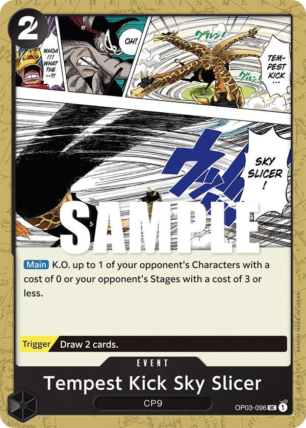 Tempest Kick Sky Slicer [OP03 - OP03-096] - Pillars of Strength