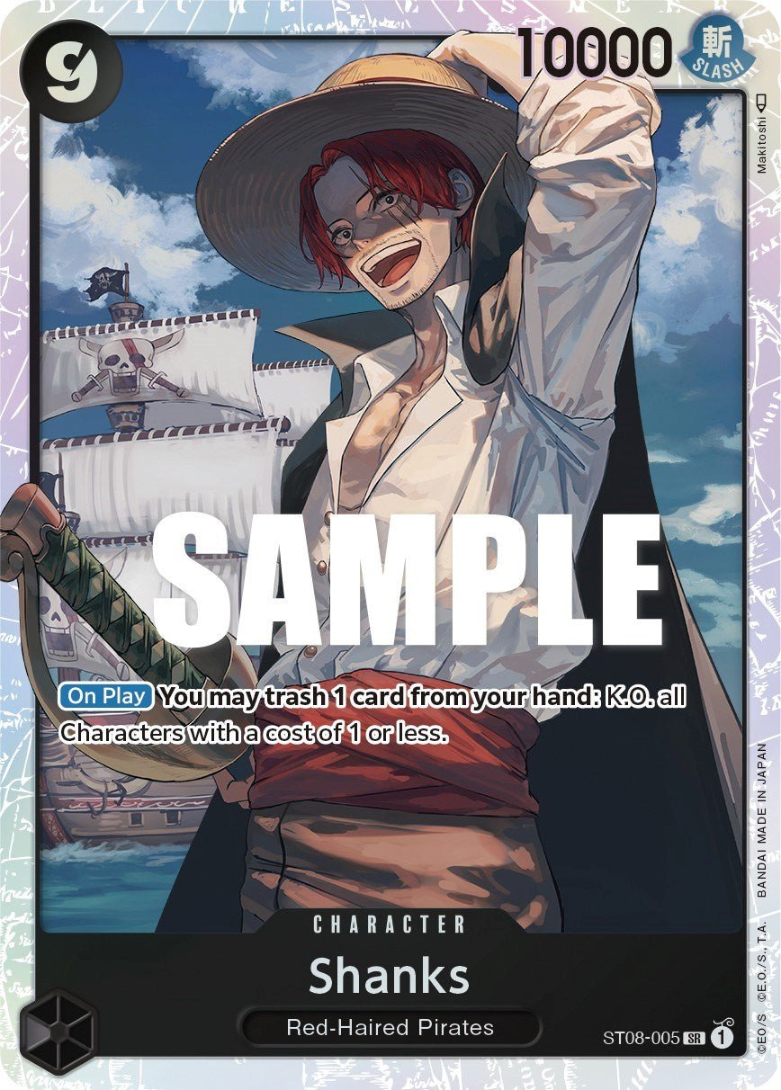 Shanks [ST-08 - ST08-005] Super Rare - Bandai