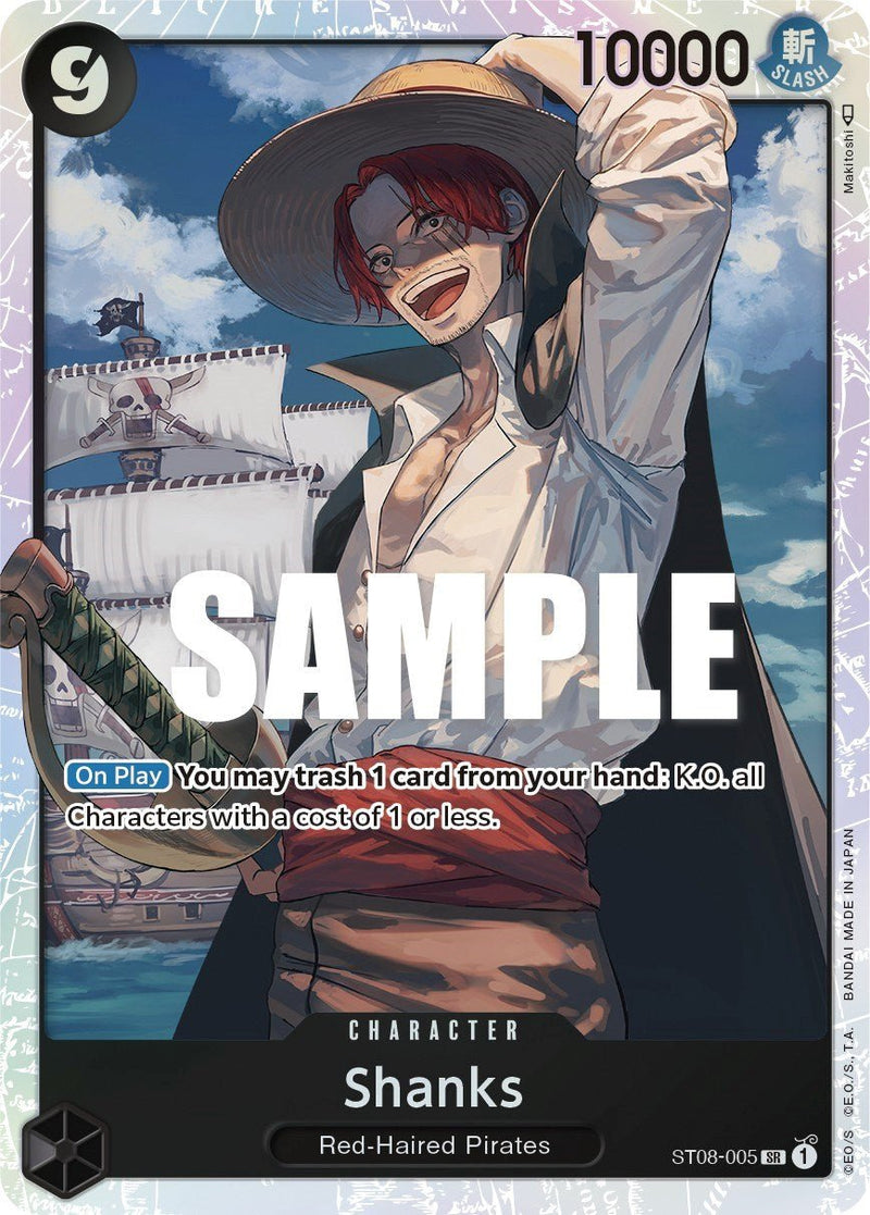 Shanks [ST-08 - ST08-005] Super Rare - Bandai