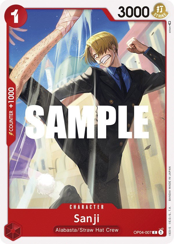 Sanji (007) [OP04 - OP04-007] - Kingdoms of Intrigue
