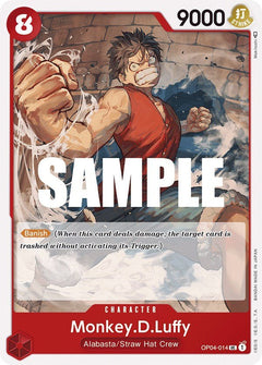 Monkey.D.Luffy (014) [OP04 - OP04-014] - Kingdoms of Intrigue