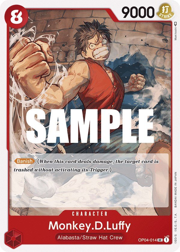 Monkey.D.Luffy (014) [OP04 - OP04-014] - Kingdoms of Intrigue