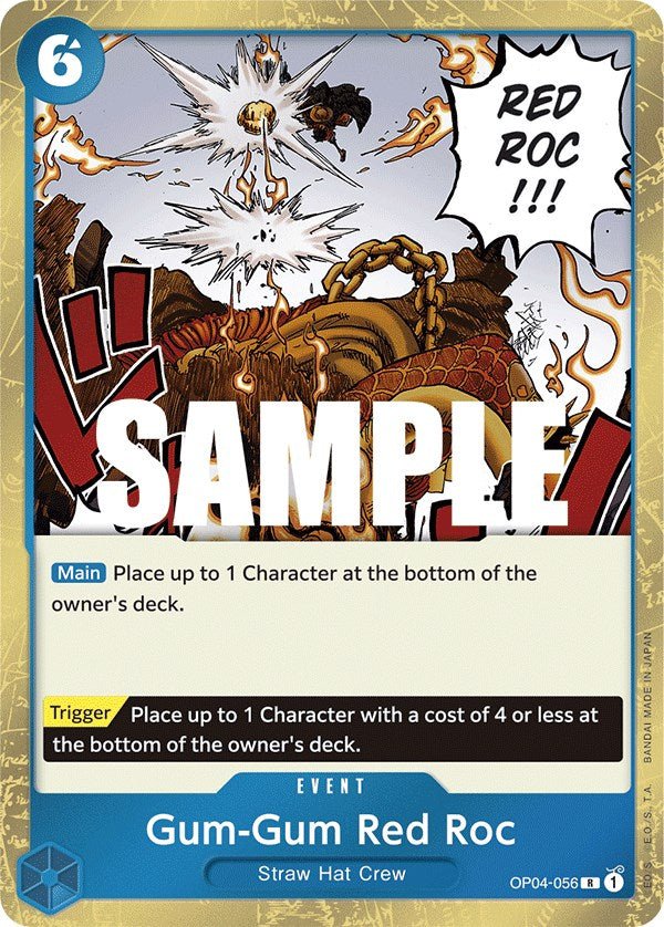 Gum-Gum Red Roc [OP04 - OP04-056] - Kingdoms of Intrigue