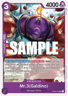 Mr.3 (Galdino) [OP04 - OP04-070] - Kingdoms of Intrigue