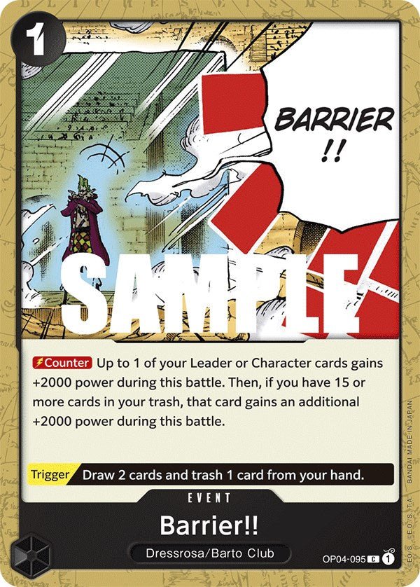 Barrier!! [OP04 - OP04-095] - Kingdoms of Intrigue