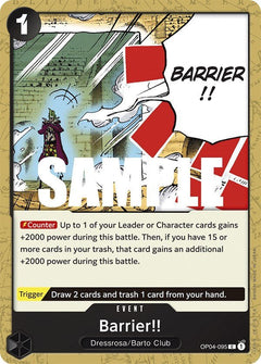 Barrier!! [OP04 - OP04-095] - Kingdoms of Intrigue