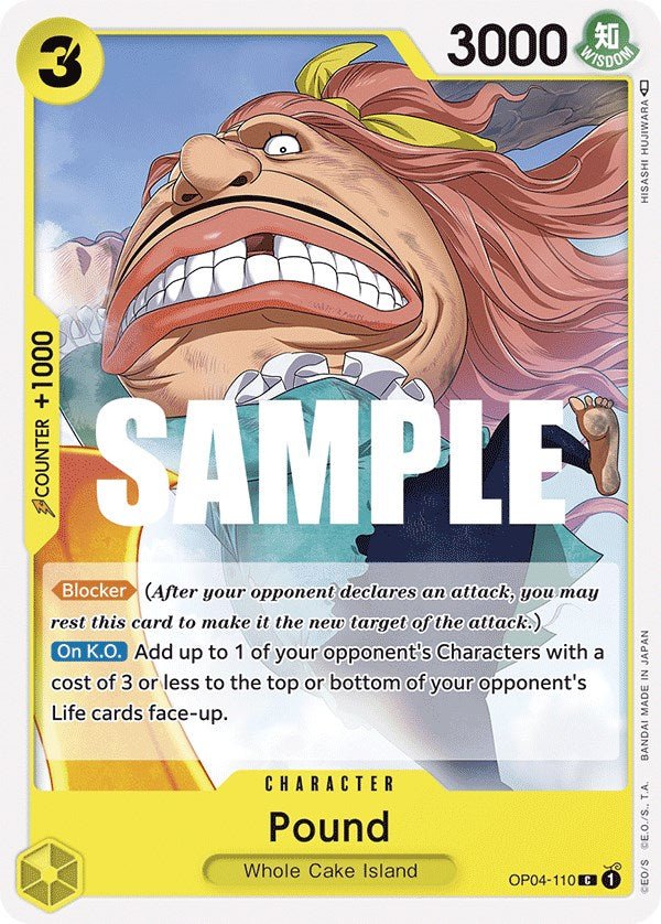 Pound [OP04 - OP04-110] - Kingdoms of Intrigue