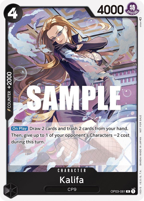 Kalifa (Dash Pack) [OP04 - OP03-081] Rare - Bandai