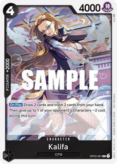 Kalifa (Dash Pack) [OP04 - OP03-081] Rare - Bandai