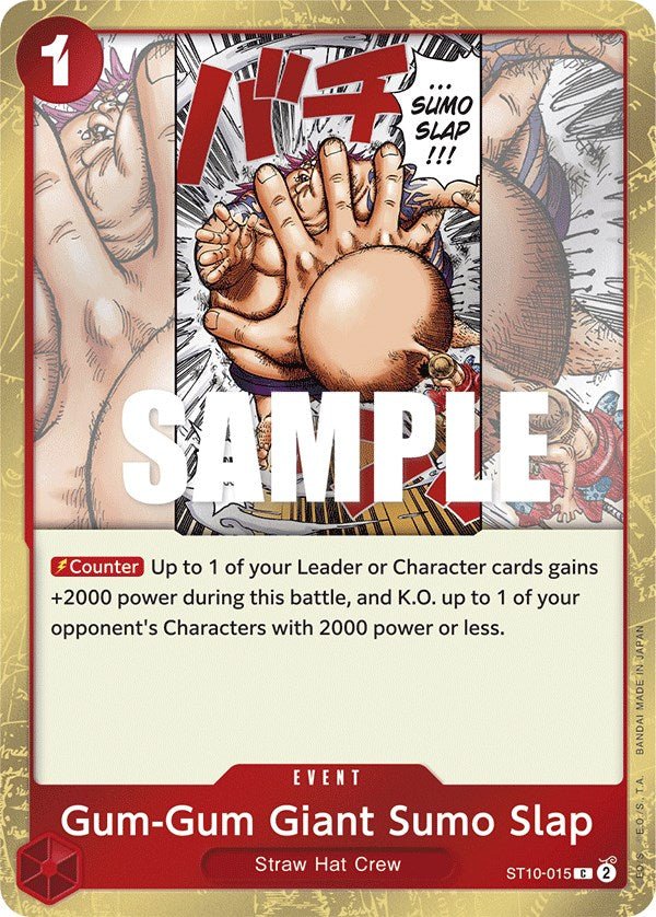 Gum-Gum Giant Sumo Slap [ST-10 - ST10-015] Common - Bandai