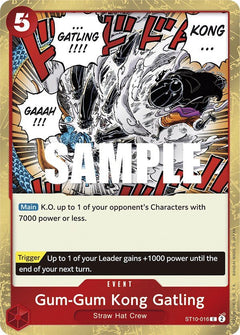 Gum-Gum Kong Gatling [ST-10 - ST10-016] - Ultra Deck: The Three Captains