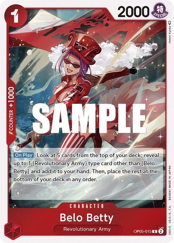 Belo Betty (015) [OP05 - OP05-015] Rare - Bandai