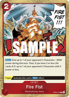 Fire Fist [OP05 - OP05-019] Rare - Bandai