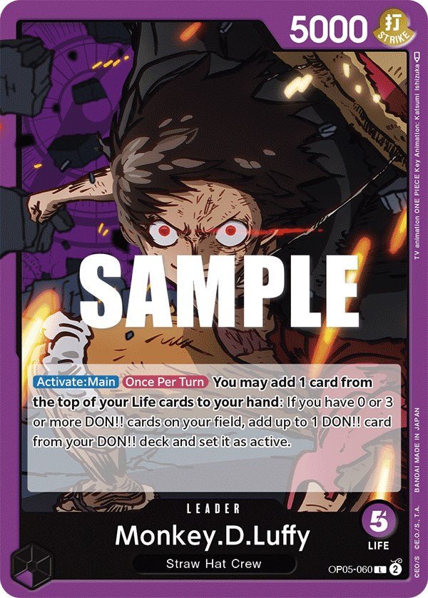 Monkey.D.Luffy (060) [OP05 - OP05-060] - Awakening of the New Era