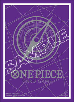 One Piece Card Game Official Limited Sleeves - Standard Purple & Silver
