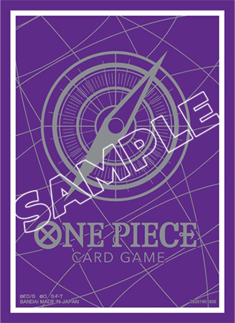 One Piece Card Game Official Limited Sleeves - Standard Purple & Silver