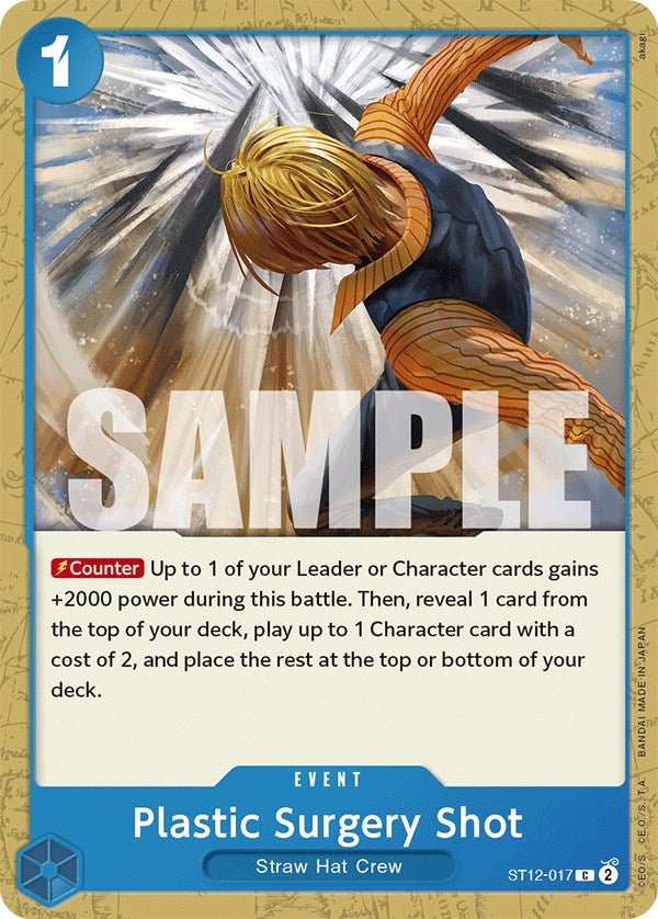 Plastic Surgery Shot [ST-12 - ST12-017] - Starter Deck 12: Zoro and Sanji