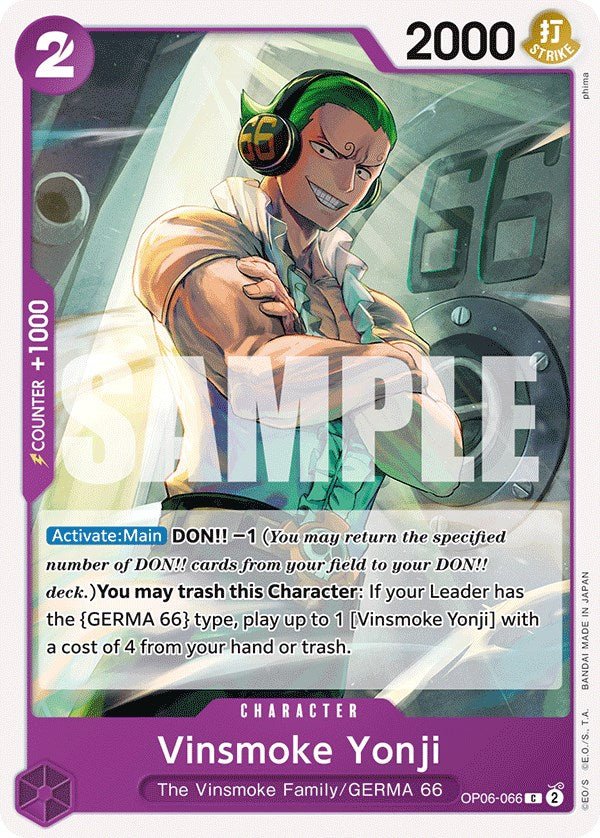 Vinsmoke Yonji (066) [OP06 - OP06-066] - Wings of the Captain