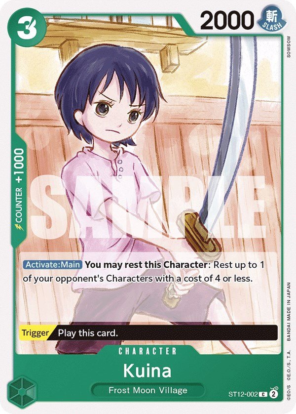 Kuina [ST-12 - ST12-002] - Starter Deck 12: Zoro and Sanji