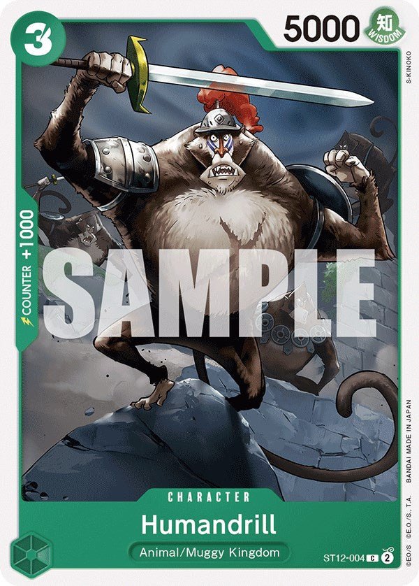 Humandrill [ST-12 - ST12-004] - Starter Deck 12: Zoro and Sanji