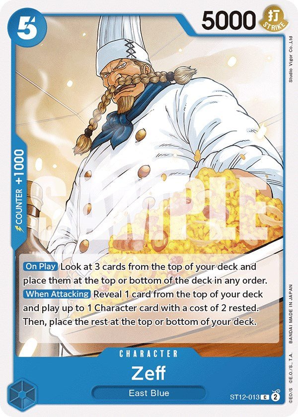 Zeff [ST-12 - ST12-013] - Starter Deck 12: Zoro and Sanji