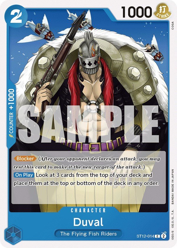 Duval [ST-12 - ST12-014] - Starter Deck 12: Zoro and Sanji