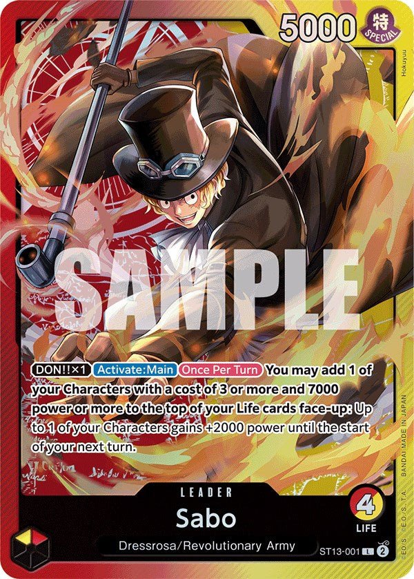 Sabo (001) [ST-13 - ST13-001] Leader - Bandai