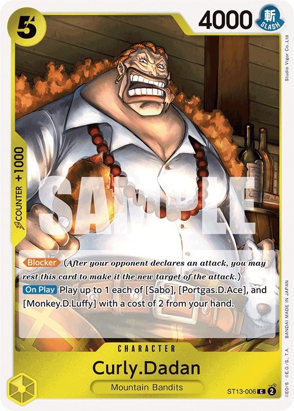 Curly.Dadan [ST-13 - ST13-006] - Ultra Deck: The Three Brothers