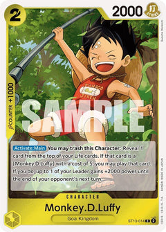 Monkey.D.Luffy (014) [ST-13 - ST13-014] - Ultra Deck: The Three Brothers