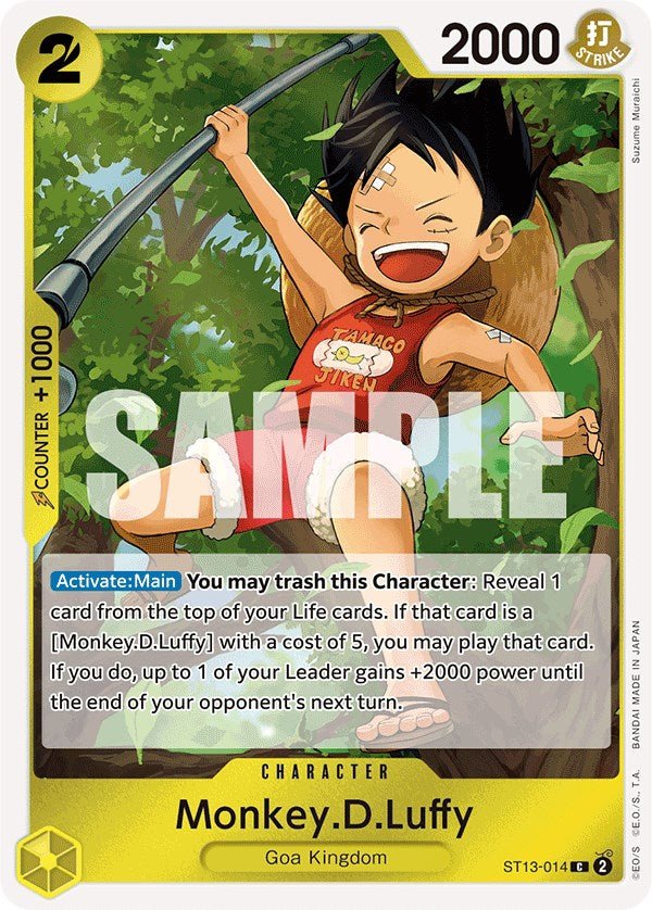 Monkey.D.Luffy (014) [ST-13 - ST13-014] - Ultra Deck: The Three Brothers