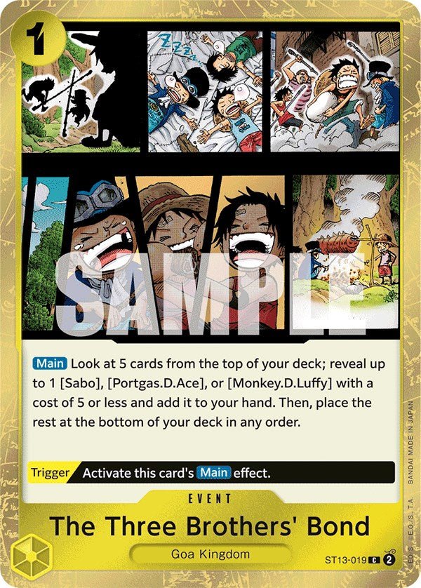 The Three Brothers' Bond [ST-13 - ST13-019] - Ultra Deck: The Three Brothers