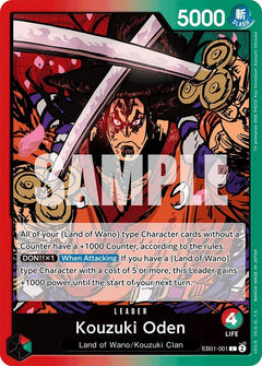 Kouzuki Oden [EB-01 - EB01-001] - Extra Booster: Memorial Collection