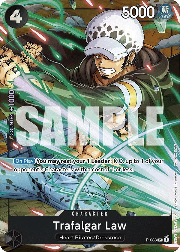 Trafalgar Law (Event Pack Vol. 4) [OP-PR - P-038] Promo - Bandai