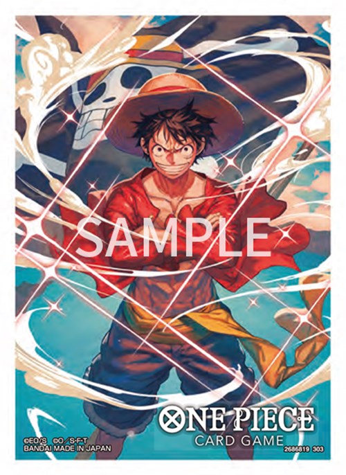 One Piece Card Game Official Sleeves - Monkey.D.Luffy (10-Pack)