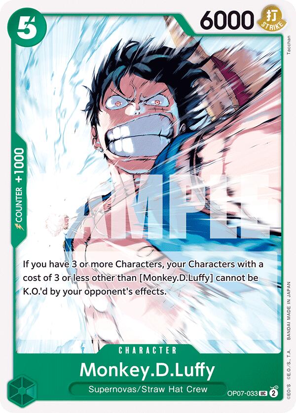 Monkey.D.Luffy (033) [OP07 - OP07-033] - 500 Years in the Future